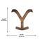 RoomMates Yellowstone Dutton Ranch Logo Giant Peel & Stick Wall Decals